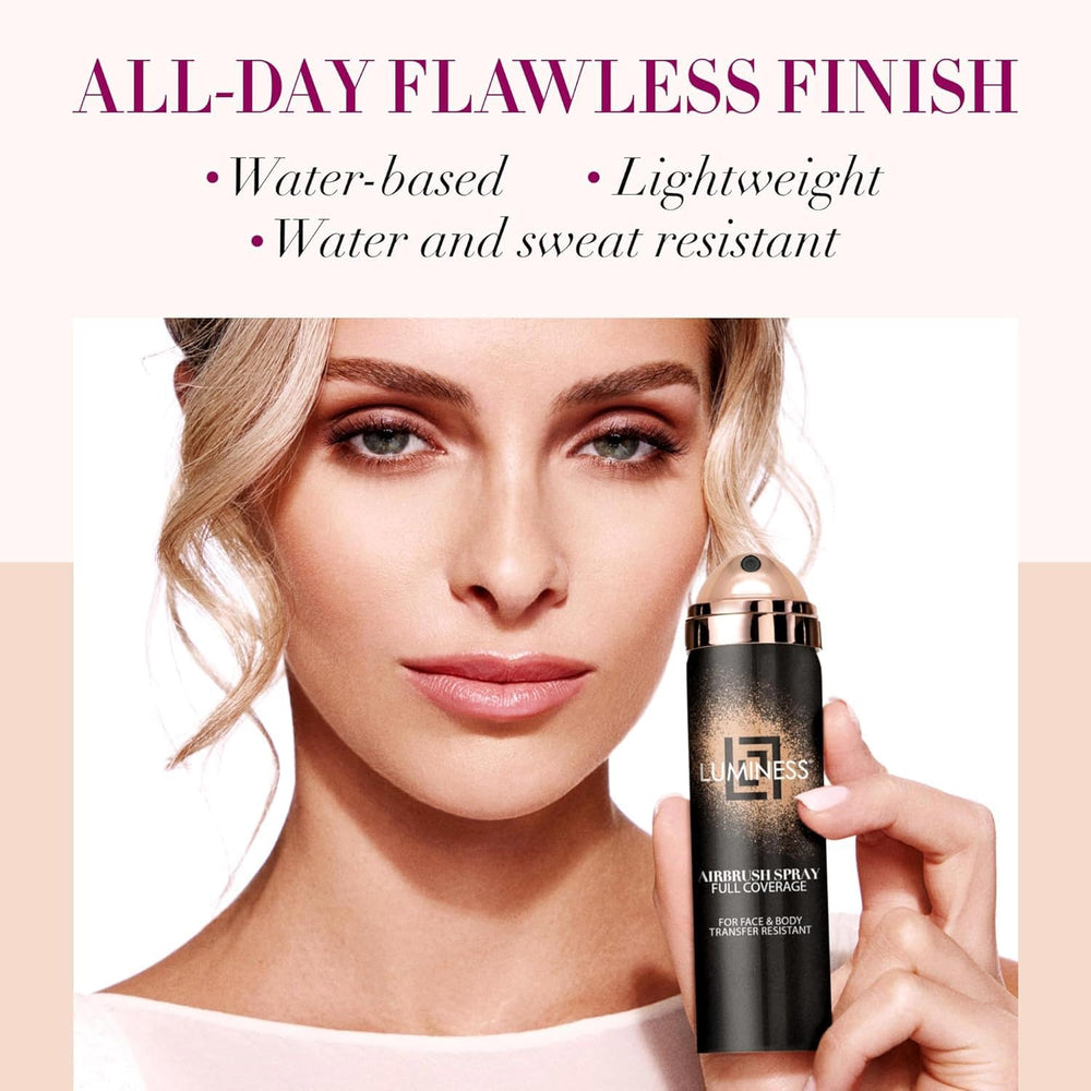 LUMINESS large angled buffing brush in use for body blending.