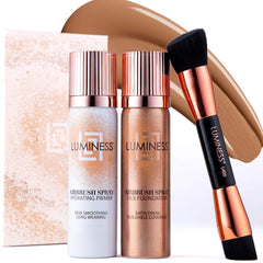 LUMINESS airbrush primer bottle ready to prep hydrated skin