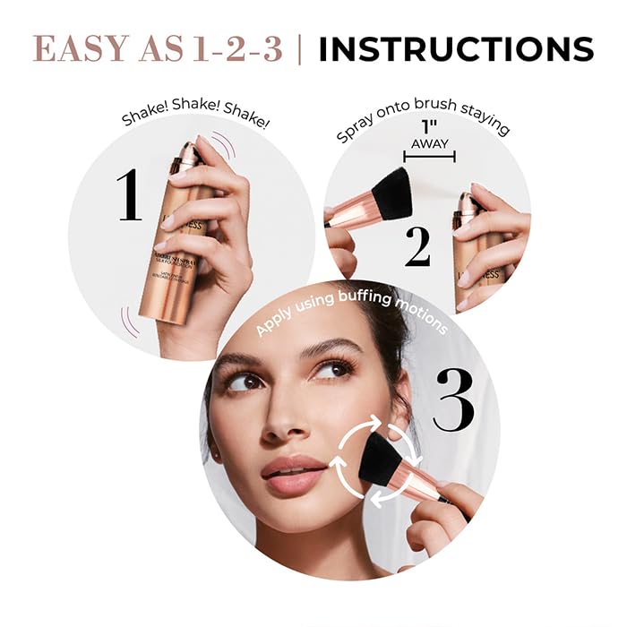 LUMINESS Buildable coverage in a medium finish for versatile looks.