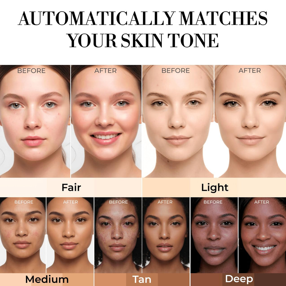 LUMINESS SPF 50 primer bottle provides sun protection and luminous base.