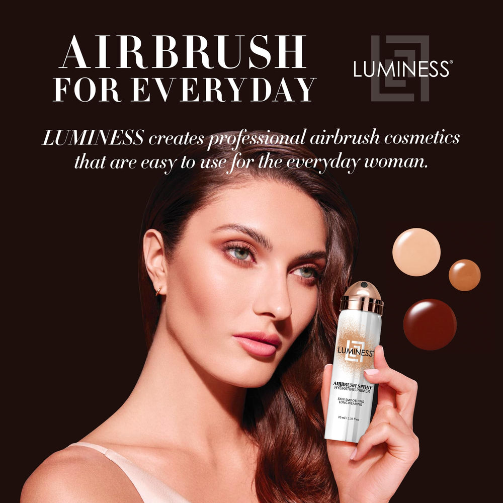 Luminess Compact primer bottle ideal for travel priming