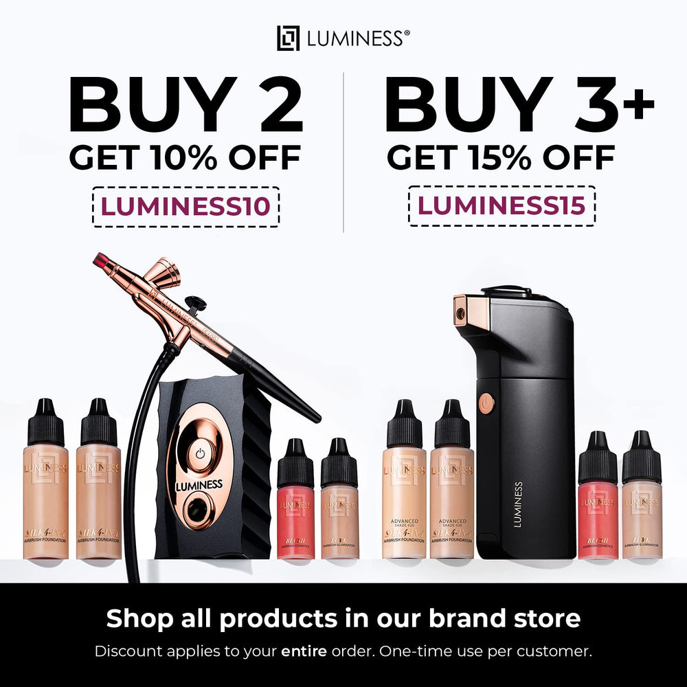 Luminess Primer used with Buffing Brush for even application