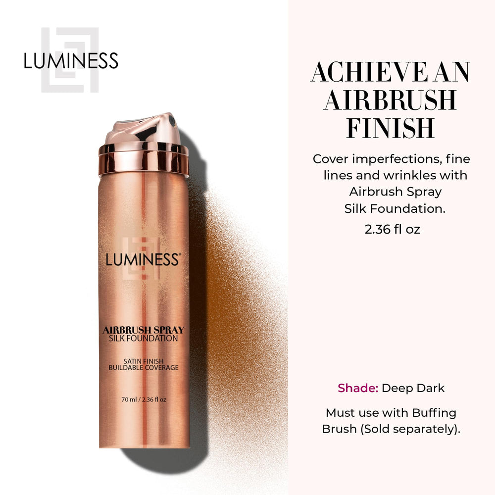 Luminess Silk with Hyaluronic Acid for hydrated, plump-looking skin.