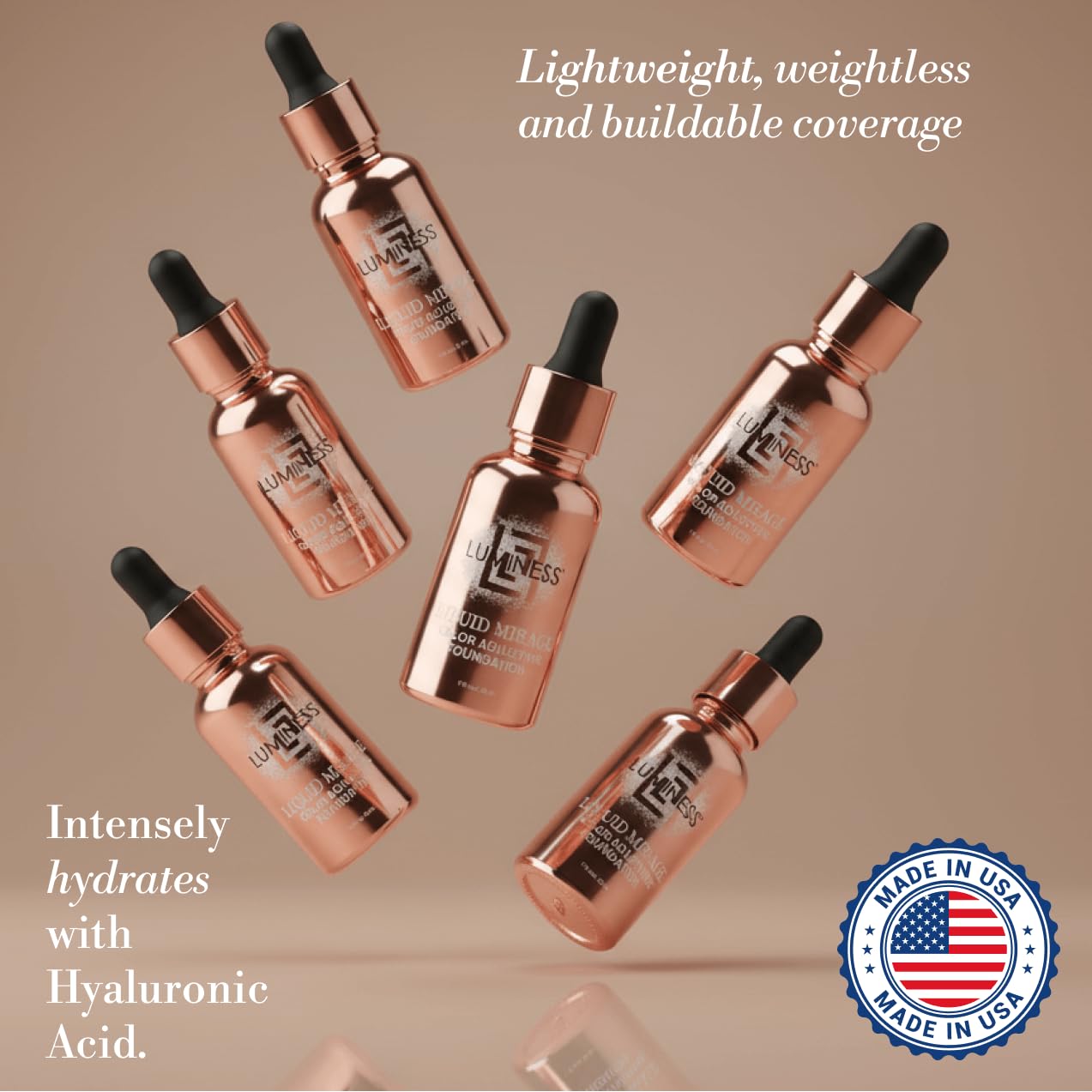 SPF 50 primer under makeup helps protect and smooth skin.