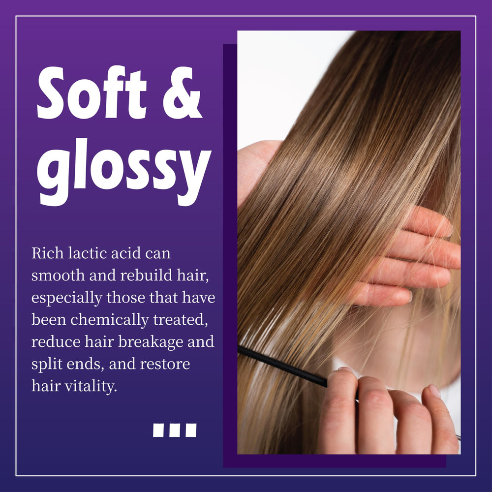 LuminoLiss Alisado hydrolyzed keratin benefits visible in the ingredient close-up.