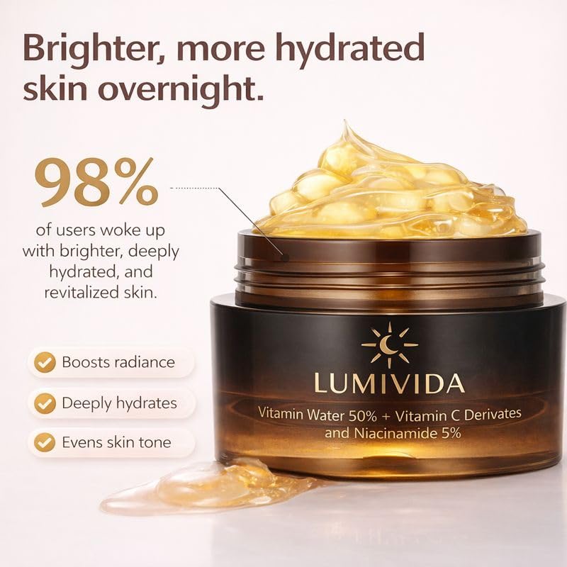 LumiVida Salmon DNA Face Cream daily-use routine shot demonstrates easy integration