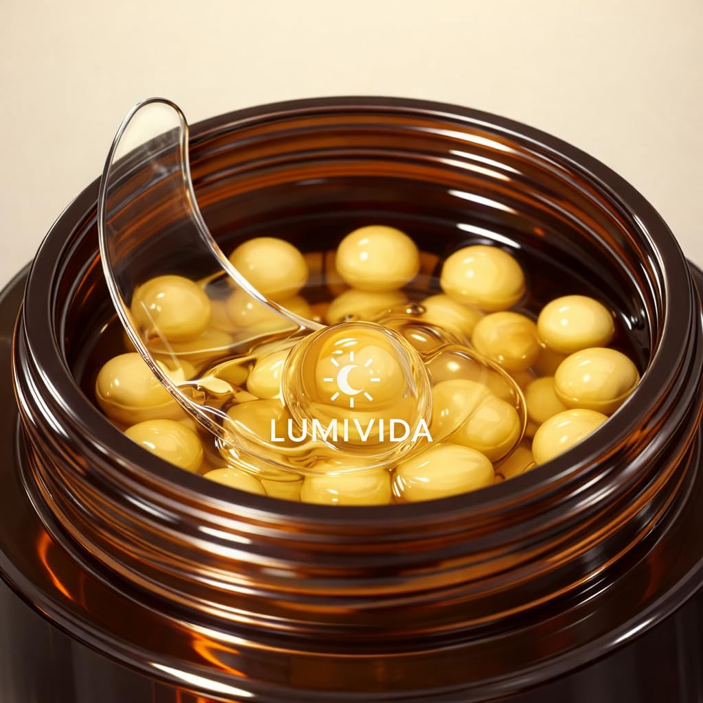 LumiVida Salmon DNA Face Cream natural packaging resting display