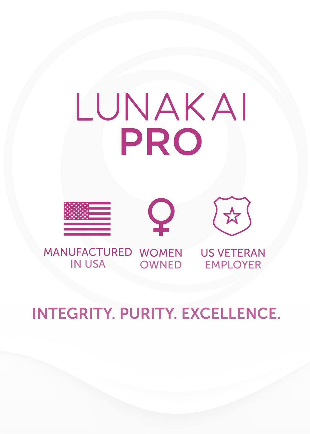 Lunakai Pro bottle in hand for scale and real-life use
