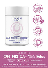 Lunakai Pro bottle side label detail highlights the 90-count capsules