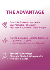 Lunakai Pro ingredients close-up featuring Biotin and collagen benefits