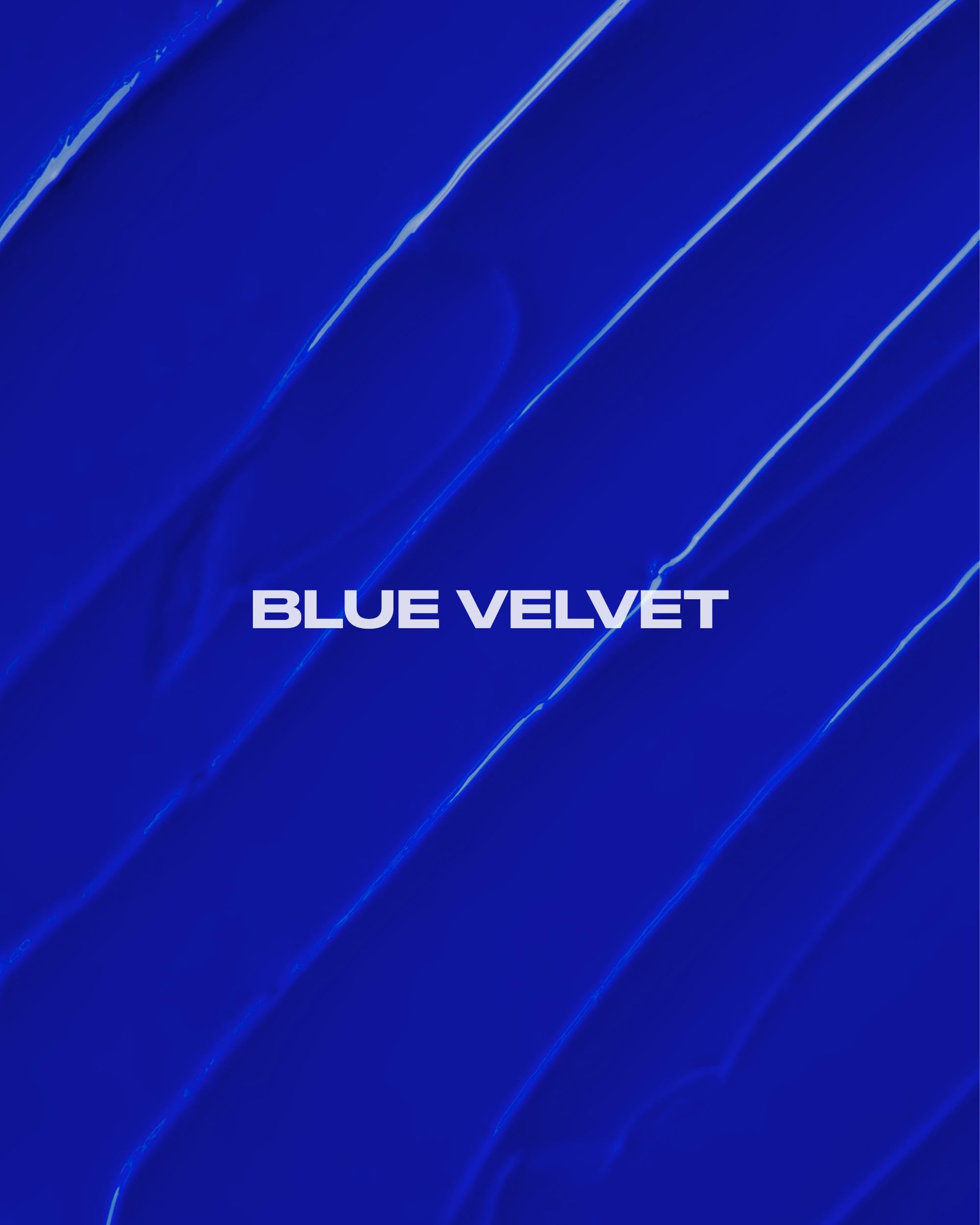 Lunar Tides Blue Velvet tube in macro shot highlights creamy formula