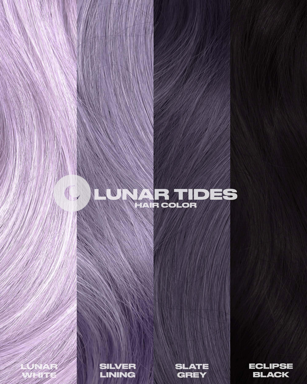 Lunar Tides color swatches display vibrant options for customizable looks.
