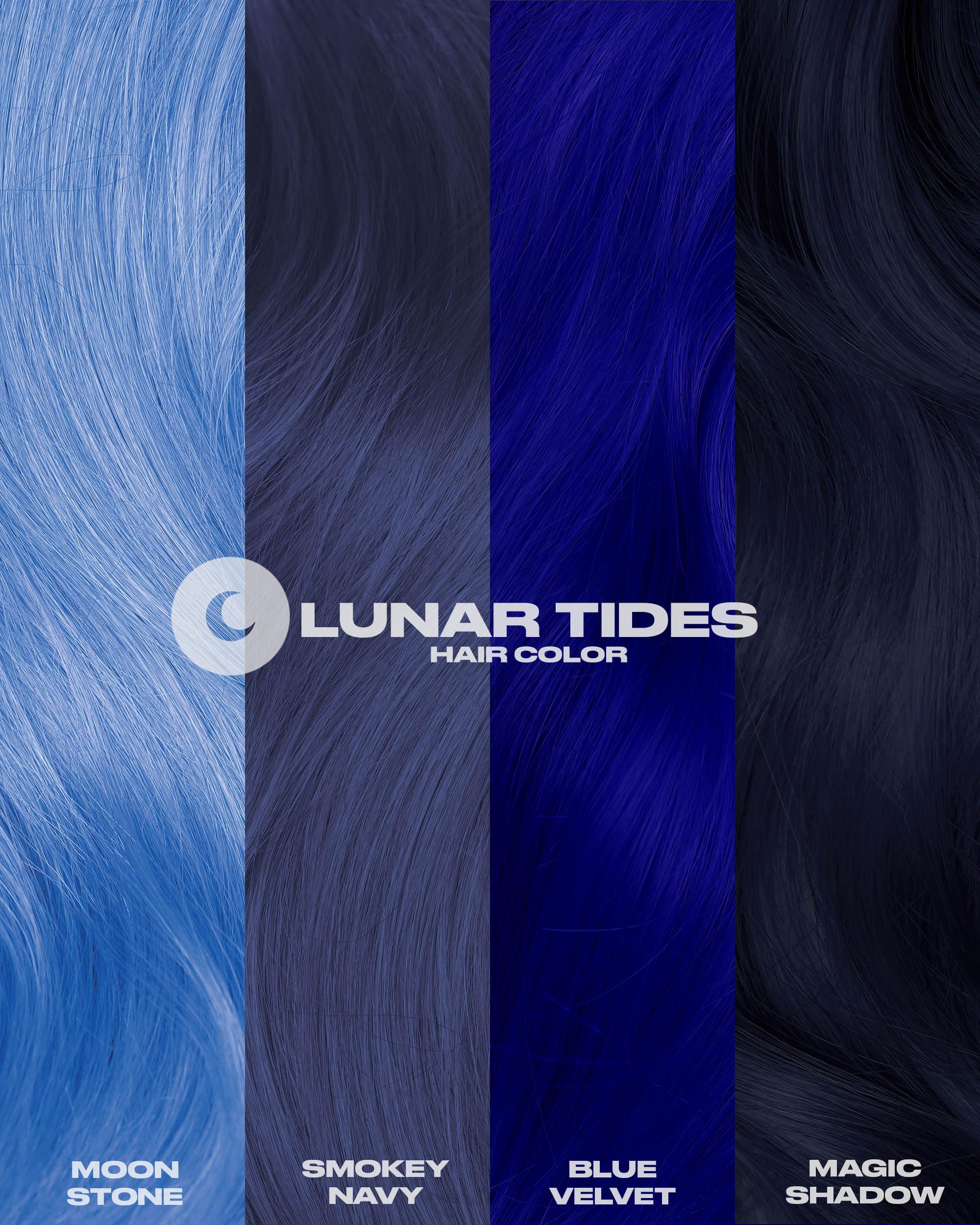 Lunar Tides Magic Shadow on dark base reveals blue-black tones