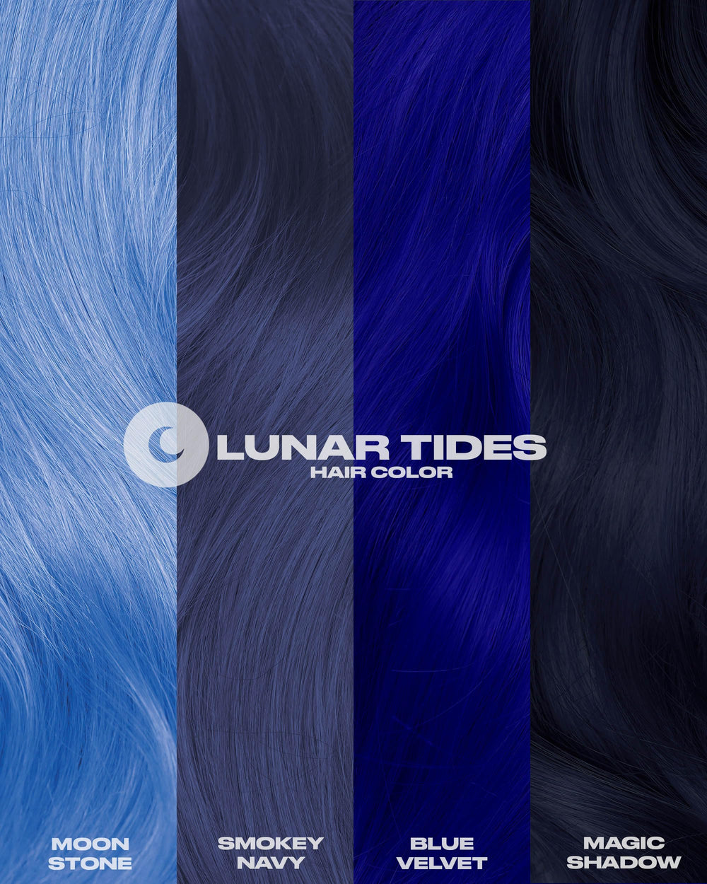Lunar Tides Magic Shadow on dark base reveals blue-black tones