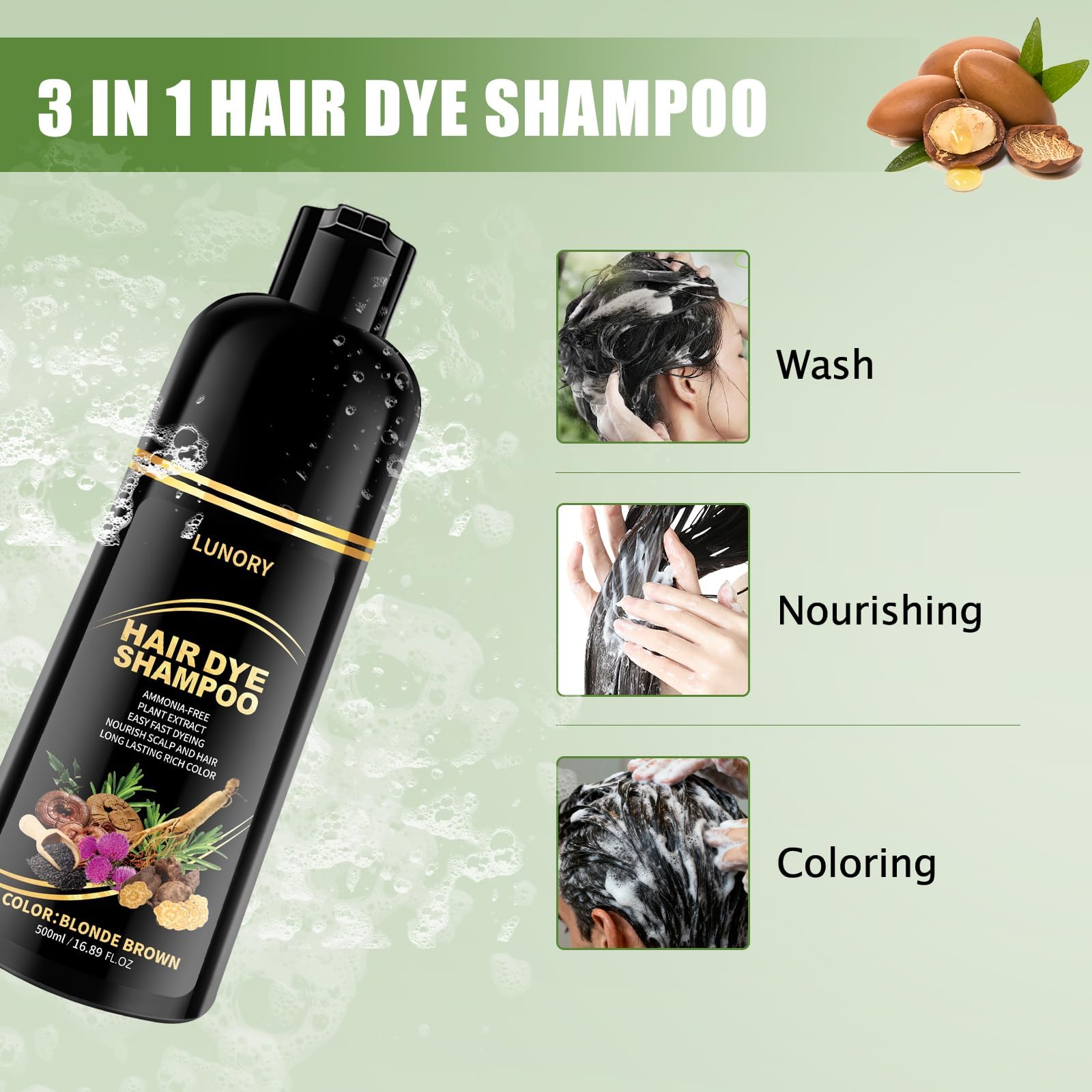 Lunory DIY salon-like color shampoo ideal gift.