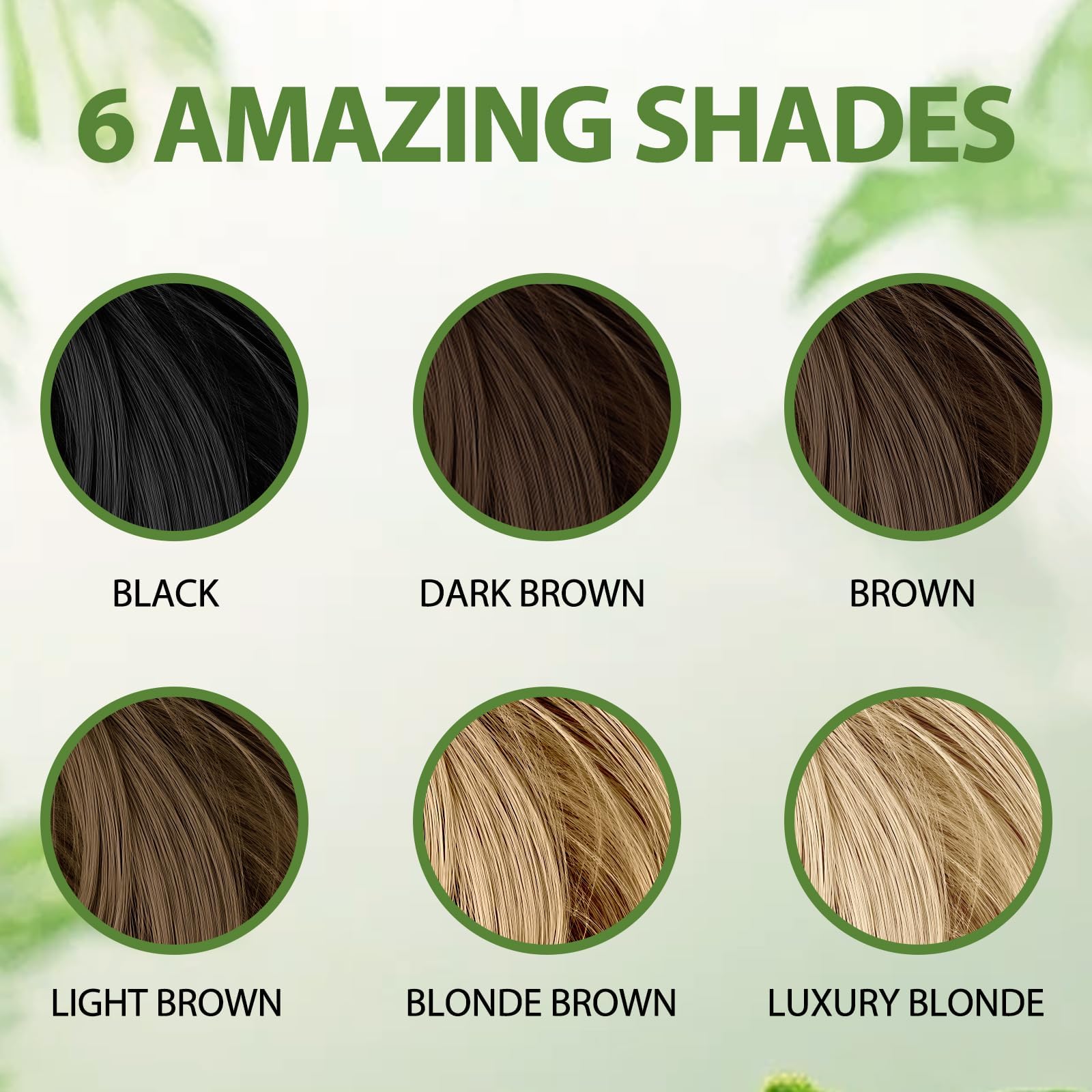 Lunory no ammonia or parabens color shampoo for gentle use.