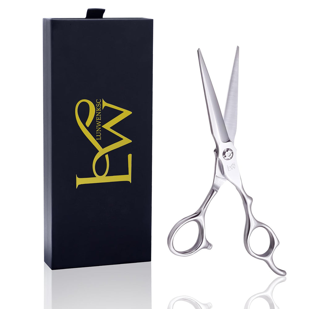 Lunwenksc professional hair shears 6.5-inch blade closeup for precise cuts