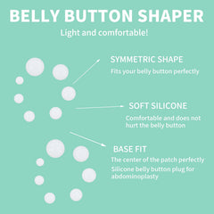 LUODAKA silicone navel shaper offers comfortable post-op support