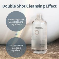 LUOKI Double Shot Cleansing Water makeup removal without residue for sensitive skin