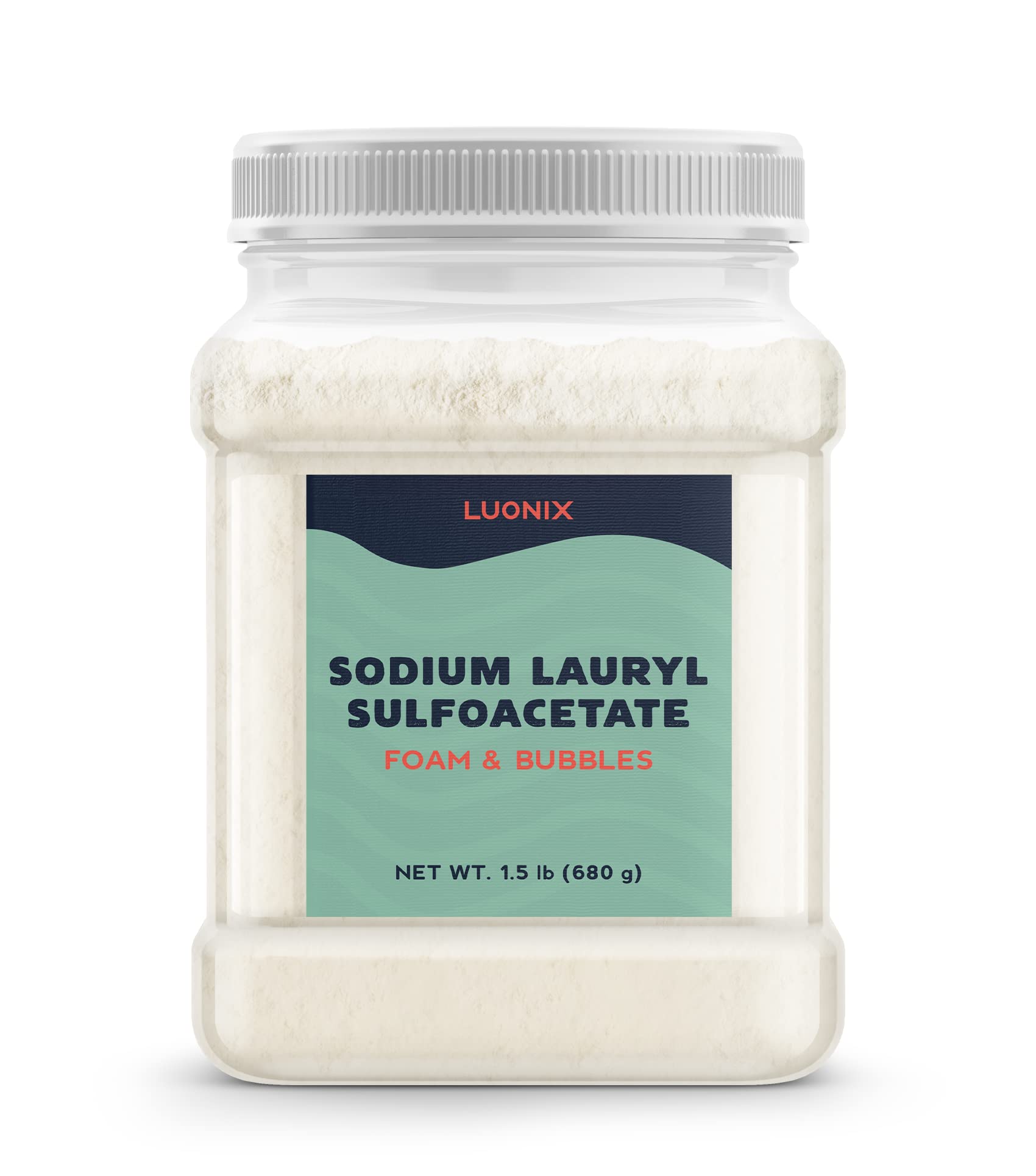 Luonix SLSA powder in resealable bag for easy, mess-free DIY storage