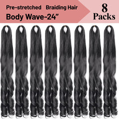 Luoyudu 1B black French curly braiding hair texture close-up
