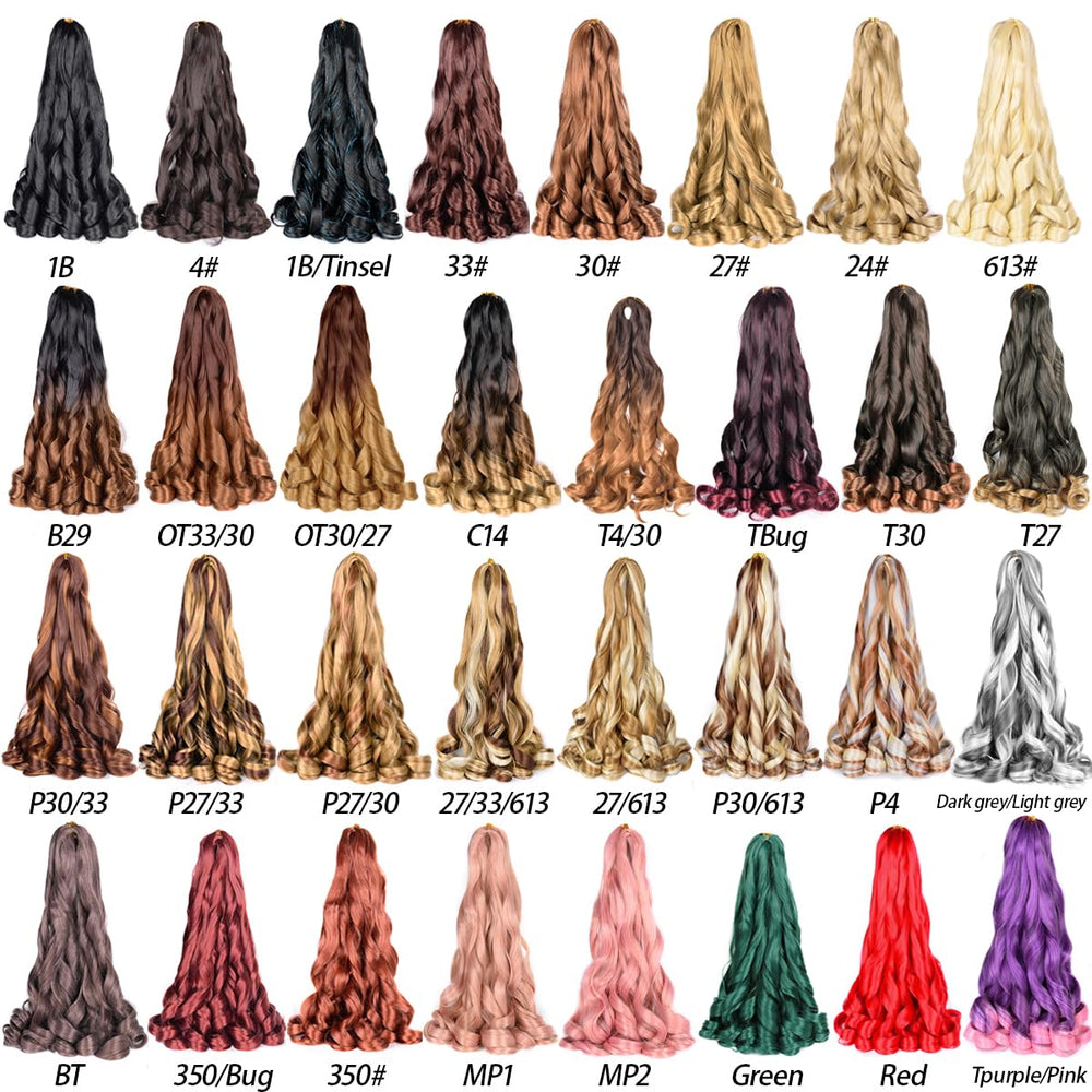 Luoyudu easy-install braiding hair suitable for beginners