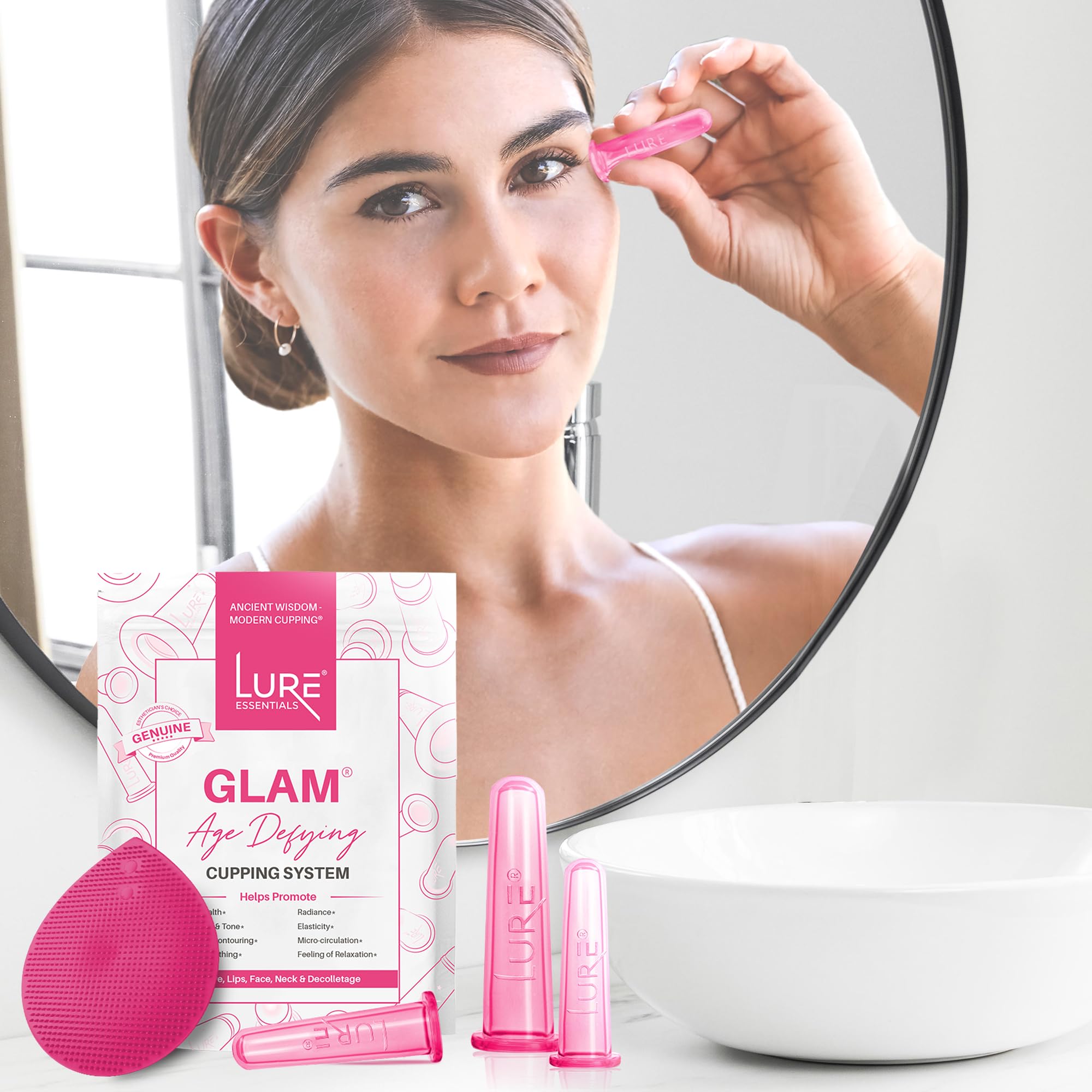 Lure Essentials GLAM training video demonstrates safe, effective cupping at home.