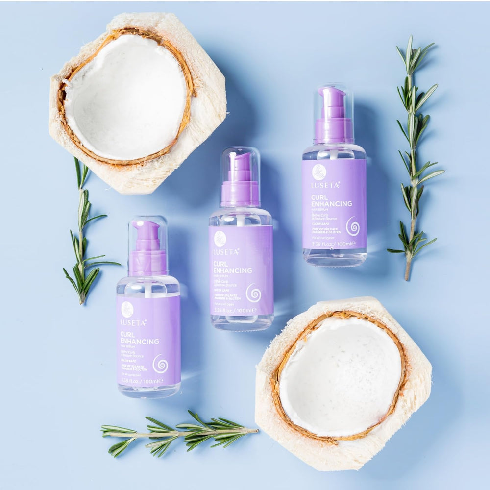 Luseta All Curl Types Serum supports frizz control and shine