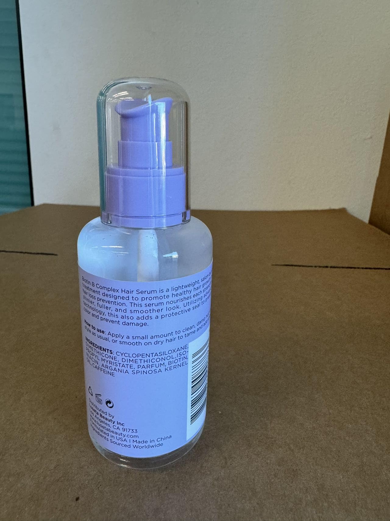 Luseta Biotin B-Complex Hair Oil ends care for dry hair