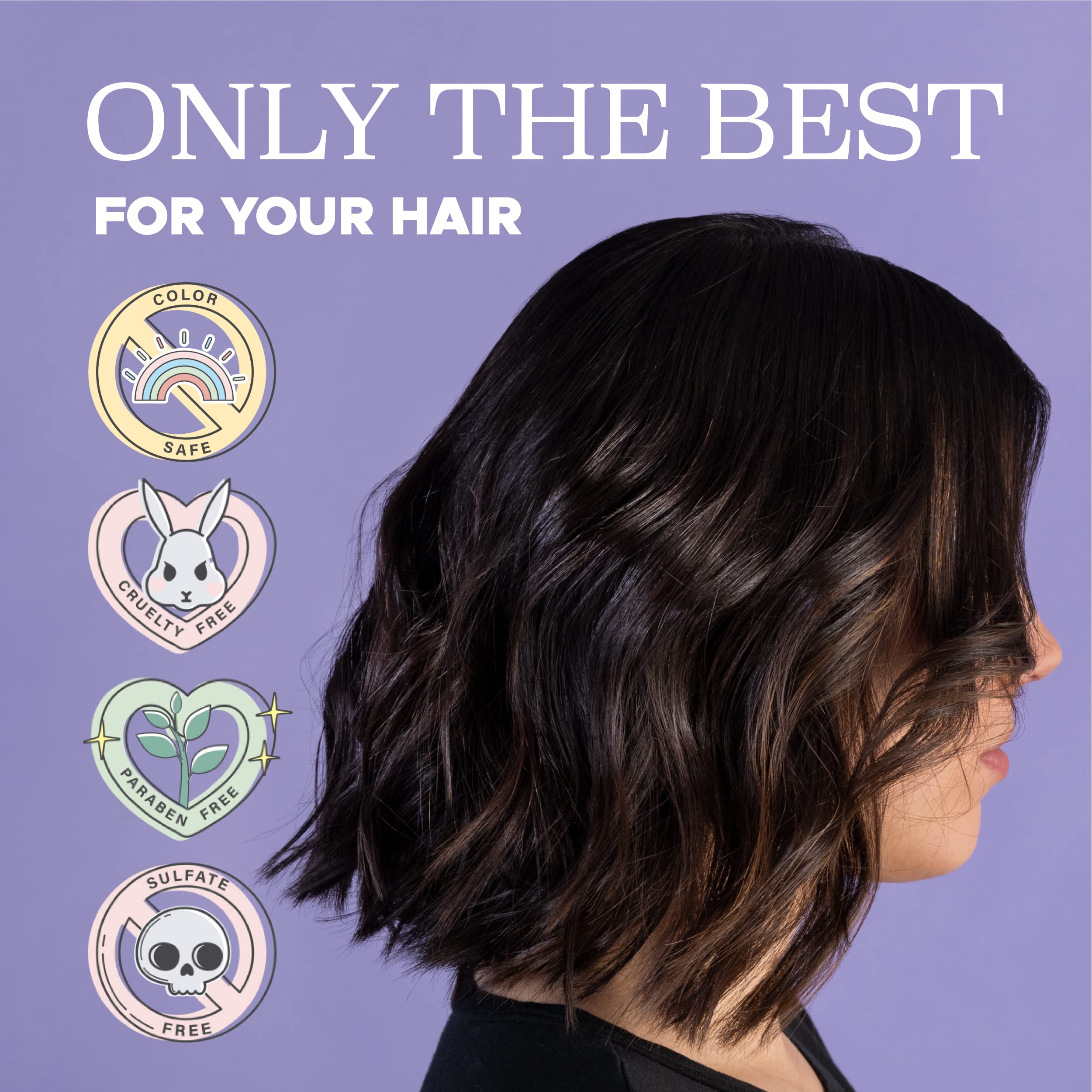 Luseta Biotin Collagen Hair Mask on dry damaged hair before styling