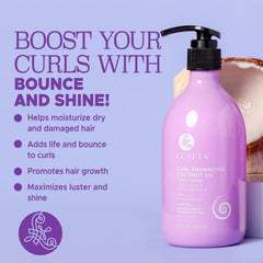 Luseta conditioner creamy texture close-up suggests smooth detangling.