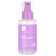 Luseta Curl Enhancing Hair Oil bottle pour delivers smooth, frizz-controlled curls