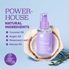 Luseta Curl Oil defines curls with glossy, soft movement