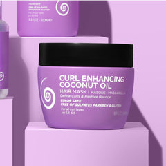 Luseta Curly Hair Mask cream texture showcases rich conditioning.