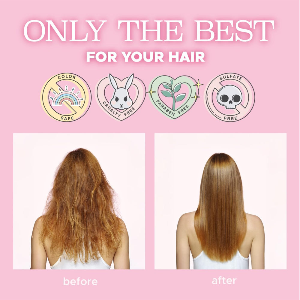 Luseta Glossy Pearl Leave-In Conditioner sulfate-free formula on label.