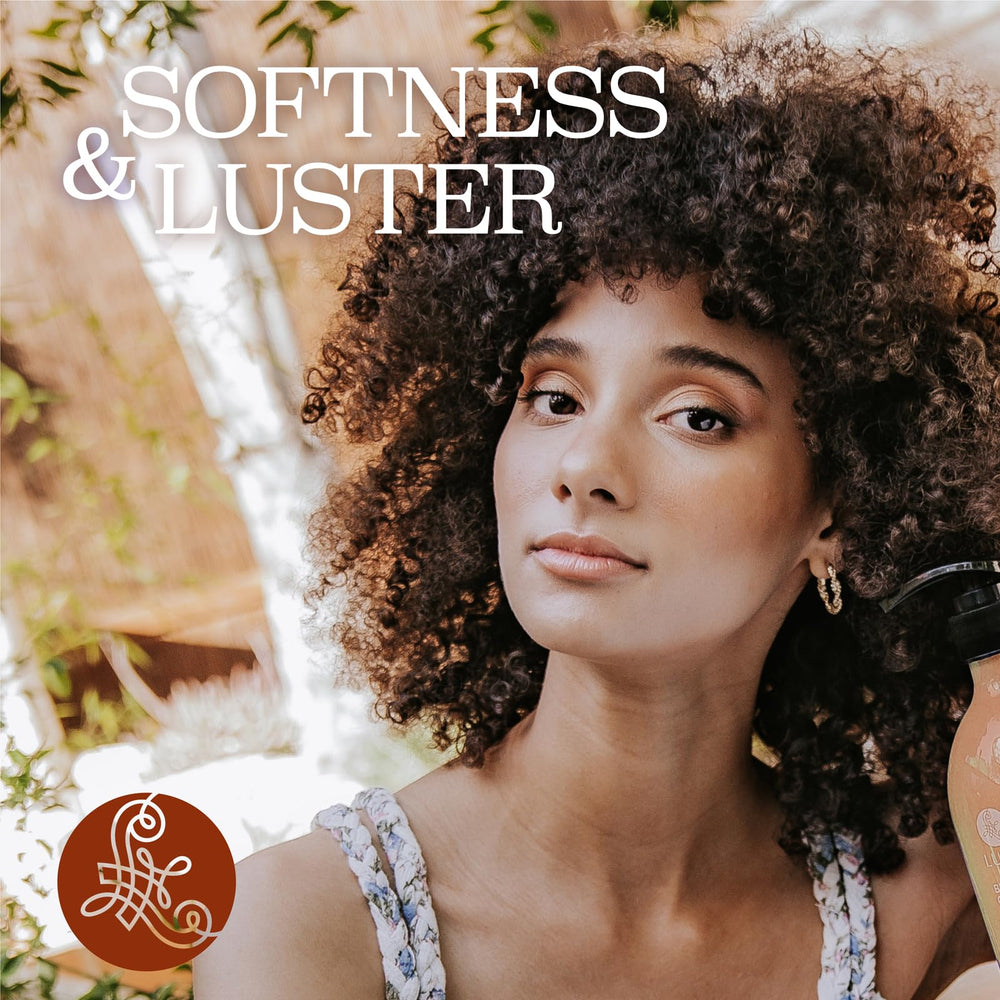 Luseta healthy-looking strands after brushing and drying.