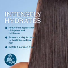 Luseta Hyaluronic Acid Conditioner tube showing frizz control and shine.