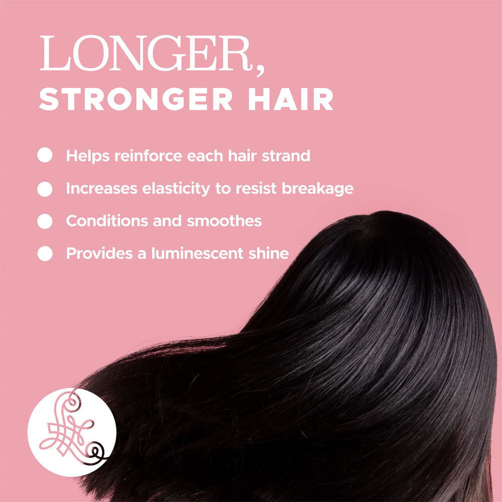Luseta Keratin Oil Serum applied to towel-dried hair from mid-length to ends