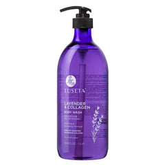 Luseta Lavender Collagen Body Wash bottle 33oz for daily hydration