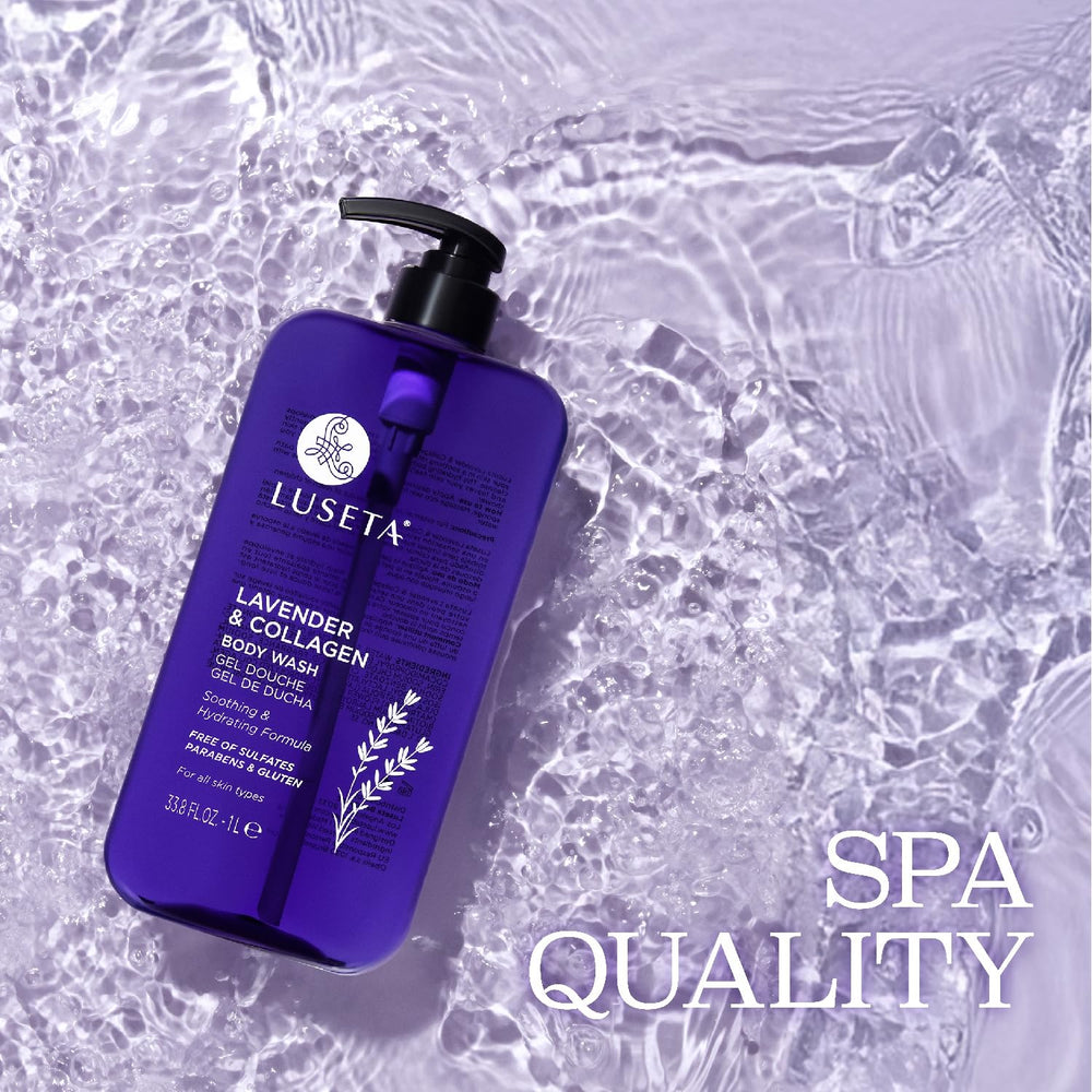 Rinse moment with Luseta wash leaving skin soft and refreshed.