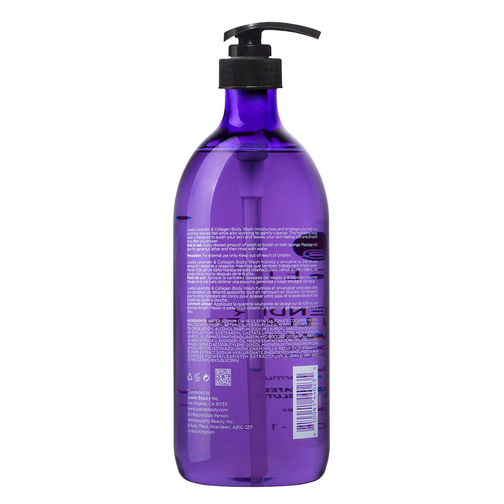Luseta Lavender scene suggesting spa-like shower routine