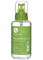 Luseta Macadamia Oil Hair Serum bottle ready for nourishment and shine