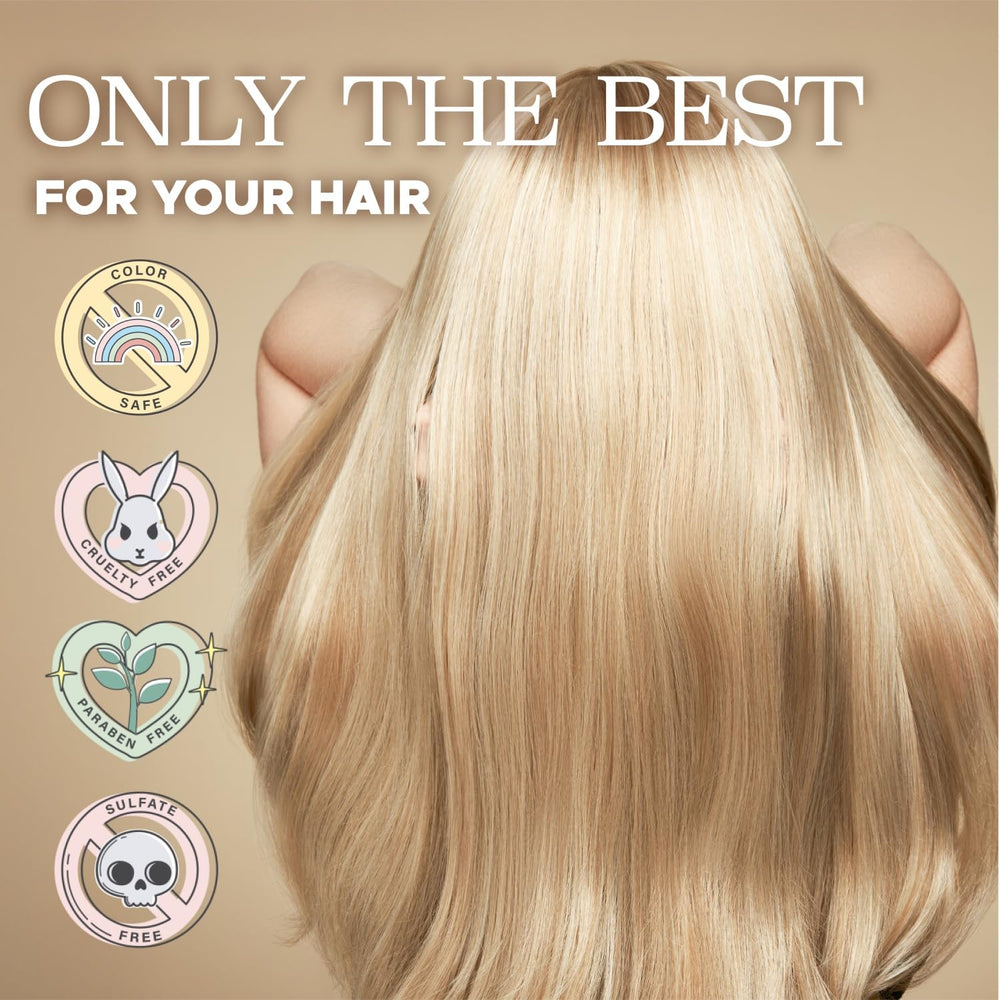 Gentle sulfate-free formula of Luseta Manuka Honey Hair Oil.