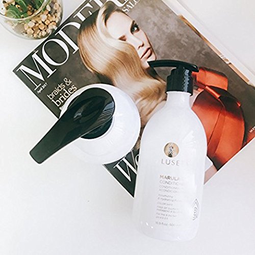 Luseta Marula Oil eco-packaging for sustainable hair care.