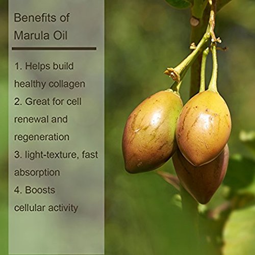 Luseta Marula Oil Leave-in Serum dropper for quick hydration and manageability.