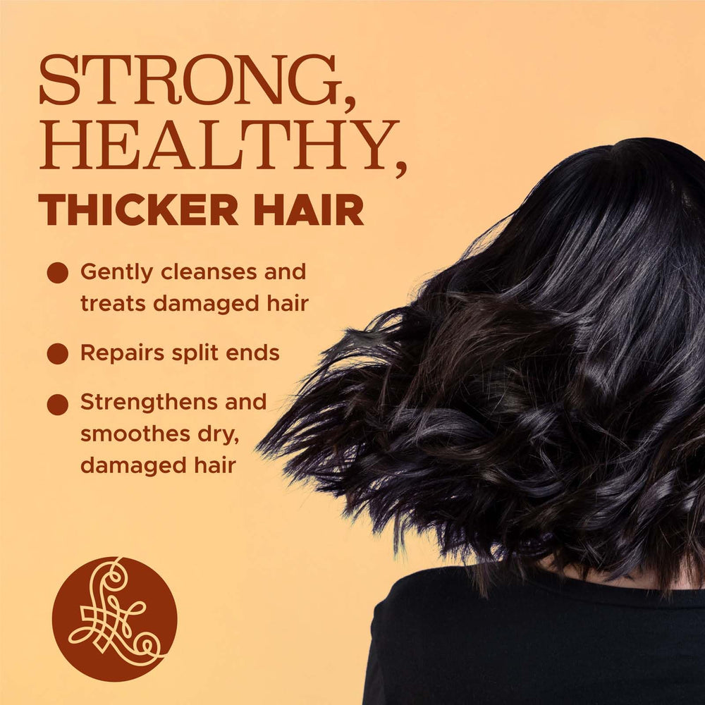 Luseta moisturizing hair mask hydrates hair strands for softness.