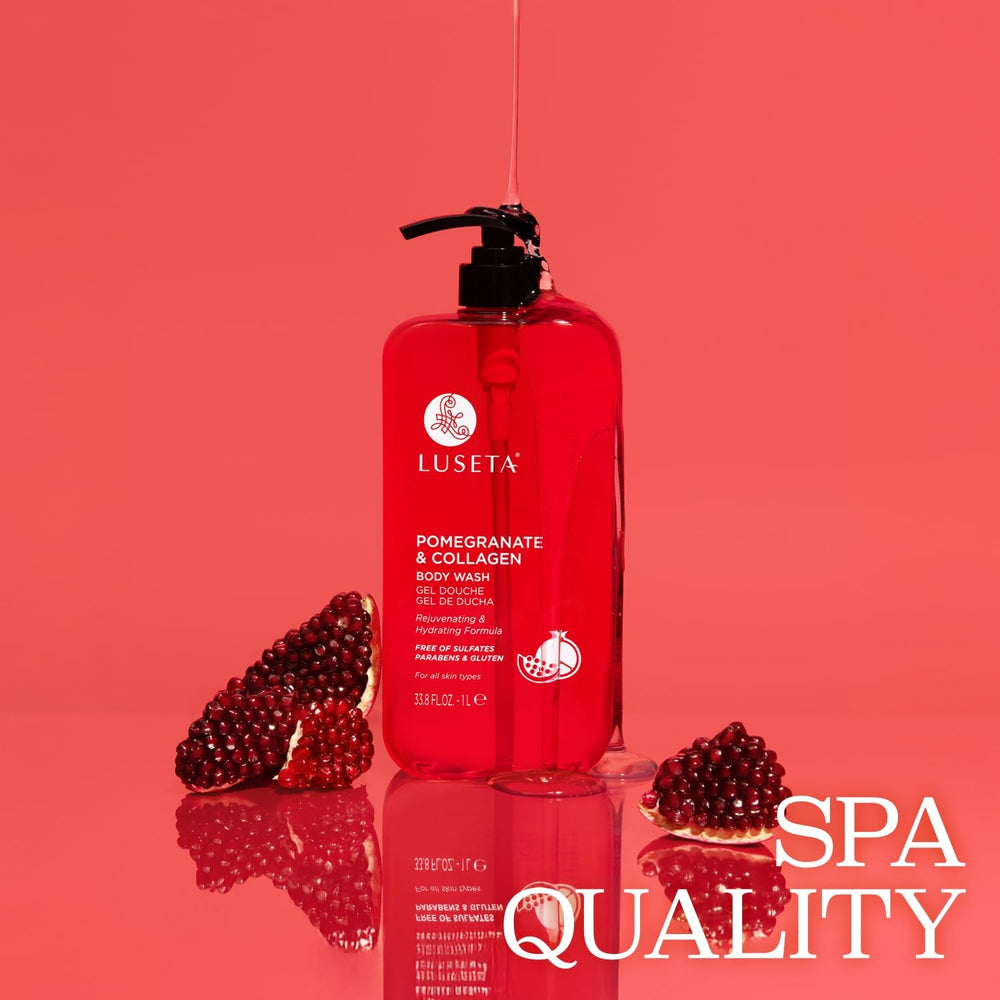 Luseta body wash pour shows smooth, even application
