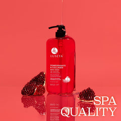 Luseta body wash pour shows smooth, even application