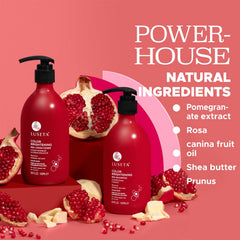 Luseta pomegranate extract ingredient label highlights nourishing formula.