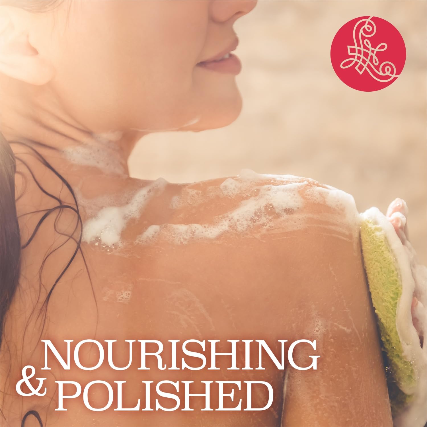Luseta pomegranate scented shower gel with inviting fragrance